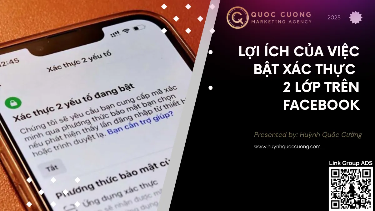 Lợi Ích Của Việc Bật Xác Thực 2 Lớp Trên Facebook