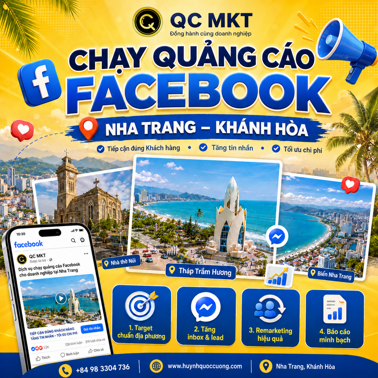 DỊCH VỤ QUẢNG CÁO FACEBOOK UY TÍN PHỤC VỤ KHÁCH HÀNG TẠI NHA TRANG