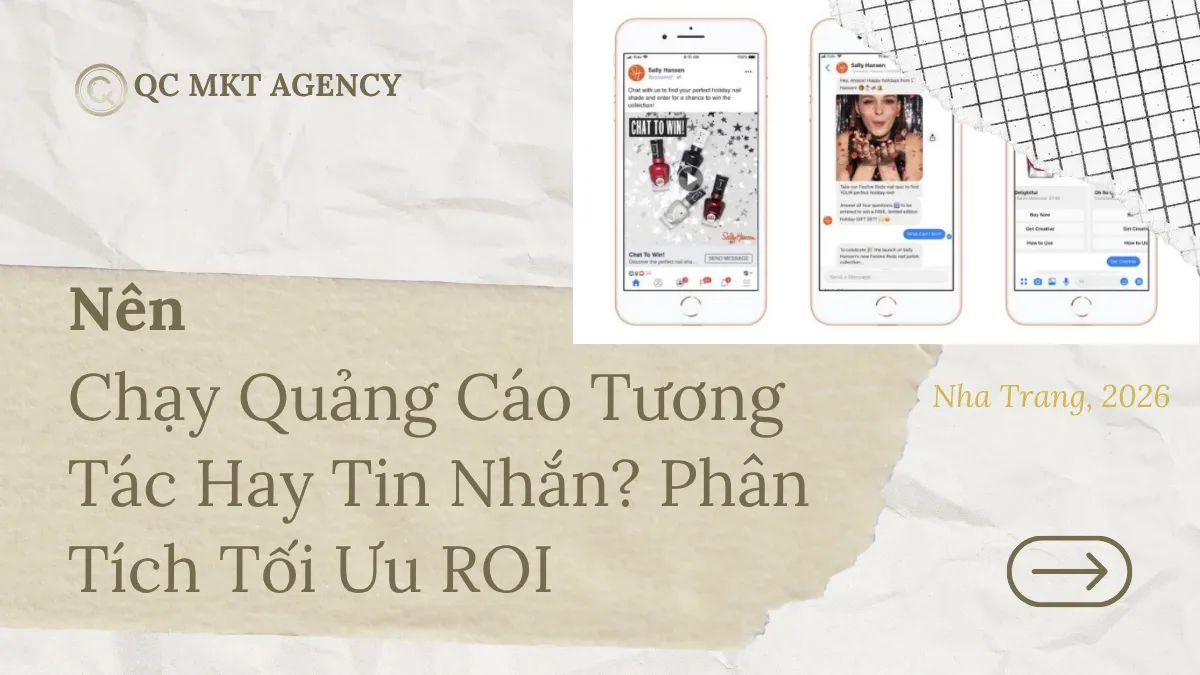 Nên Chạy Quảng Cáo Tương Tác Hay Tin Nhắn